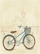 Hand drawn bicycle