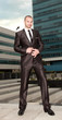 Fashion shot of a young man