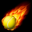 Flaming Tennis Ball