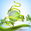 Image of green platen earth