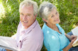 Portrait of senior couple reading