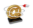 Email sign, router and patchcord. Email sign, router and patchcord.