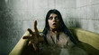 Foto: Scary girl in bath Scary girl in bath