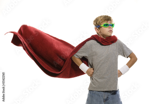 Photo: Child Dressing up as a Super Hero Child Dressing up as a Super Hero