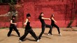 Video: Four girls start dance Four girls start dance