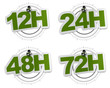 sticker livraison 48H, 24H, 12H, 72H