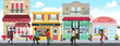 Shopping people