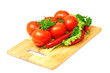 Composition with raw vegetables Composition with raw vegetables