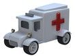 Emergency ambulance car