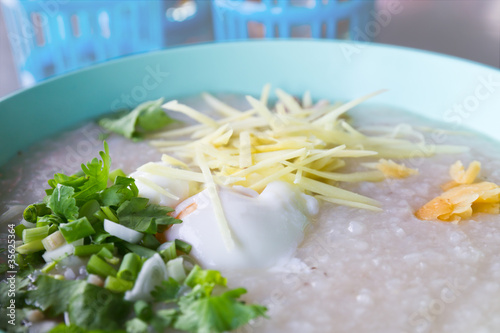 Photo: Thai porridge rice gruel Thai porridge rice gruel