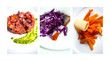 Cuisine, gastronomie, végétarien, légumes, assiette