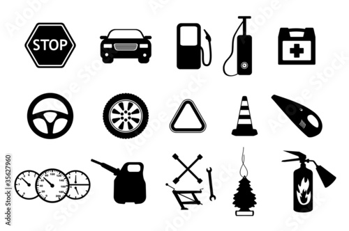 Vector: Spare parts and accesories for car Spare parts and accesories for car