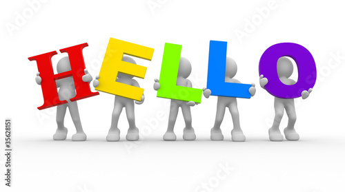 Illustration: Word"hello" Word"hello"