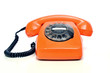 Retro Telefon Orange
