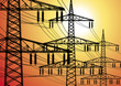 high voltage power line