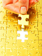 A fényképek részletei gold puzzle