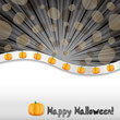 Haloween background with pumpkins
