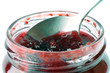 Cuiller dans le pot de confiture