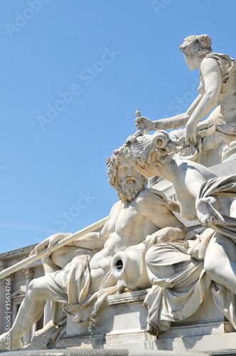 Photo: Fountain detail in Vienna, Austria Fountain detail in Vienna, Austria