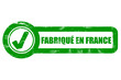 Checkbox grün grunge FABRIQUÉ EN FRANCE