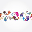 Seamless festive background