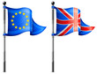 Euro & Britain flags