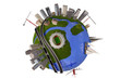 Model of the globe