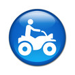 Boton brillante simbolo piloto de quad