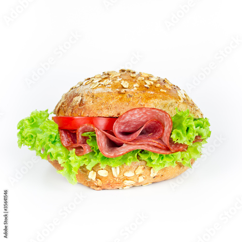 Foto: Salamibrötchen Salamibrötchen