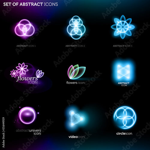 Vector: set of abstract brands / icons set of abstract brands / icons