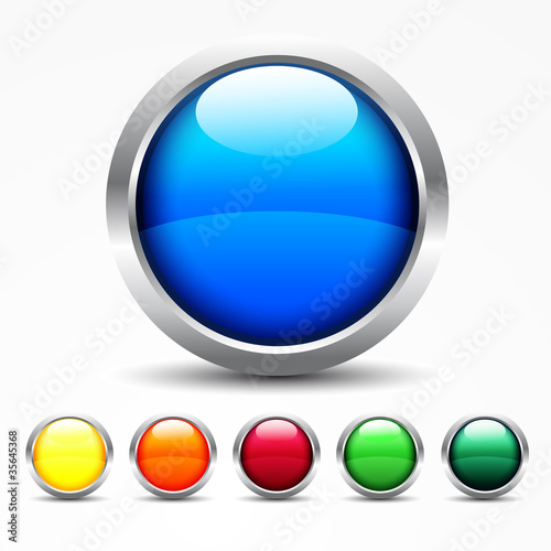 Vector: Button Set Button Set