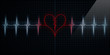 Red Broken Heart Monitor