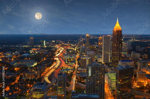 Photo: Atlanta Skyline Atlanta Skyline