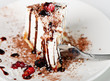 chocolate cake on a plate