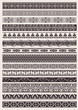 Set Of Seamless Ornate Element Border Set Of Seamless Ornate Element Border