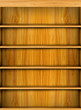 Wooden book shelf background