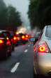 Traffic jam in rush hour