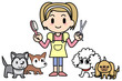 Dog groomer&Dogs