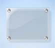 Glass Plate on White Background Glass Plate on White Background