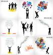 Set of posters for business
