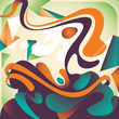 Artistic colorful abstraction.