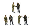 Photo: Soldier and rocker, war and peace Soldier and rocker, war and peace