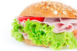 Brötchen mit Schinken