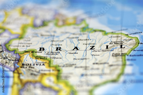Photo: Brazil on the Map Brazil on the Map