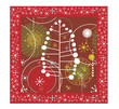Holidays Winter card with graphics elements, vector. Holidays Winter card with graphics elements, vector.