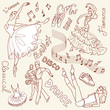 Dancing doodles Dancing doodles