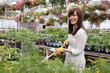 Female Worker Water Plants Female Worker Water Plants