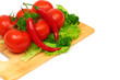 Composition with raw vegetables Composition with raw vegetables