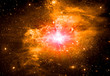 Stars of a planet and galaxy in a free space