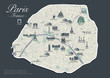 Plan de Paris - Version Luxe avec Monuments (4)